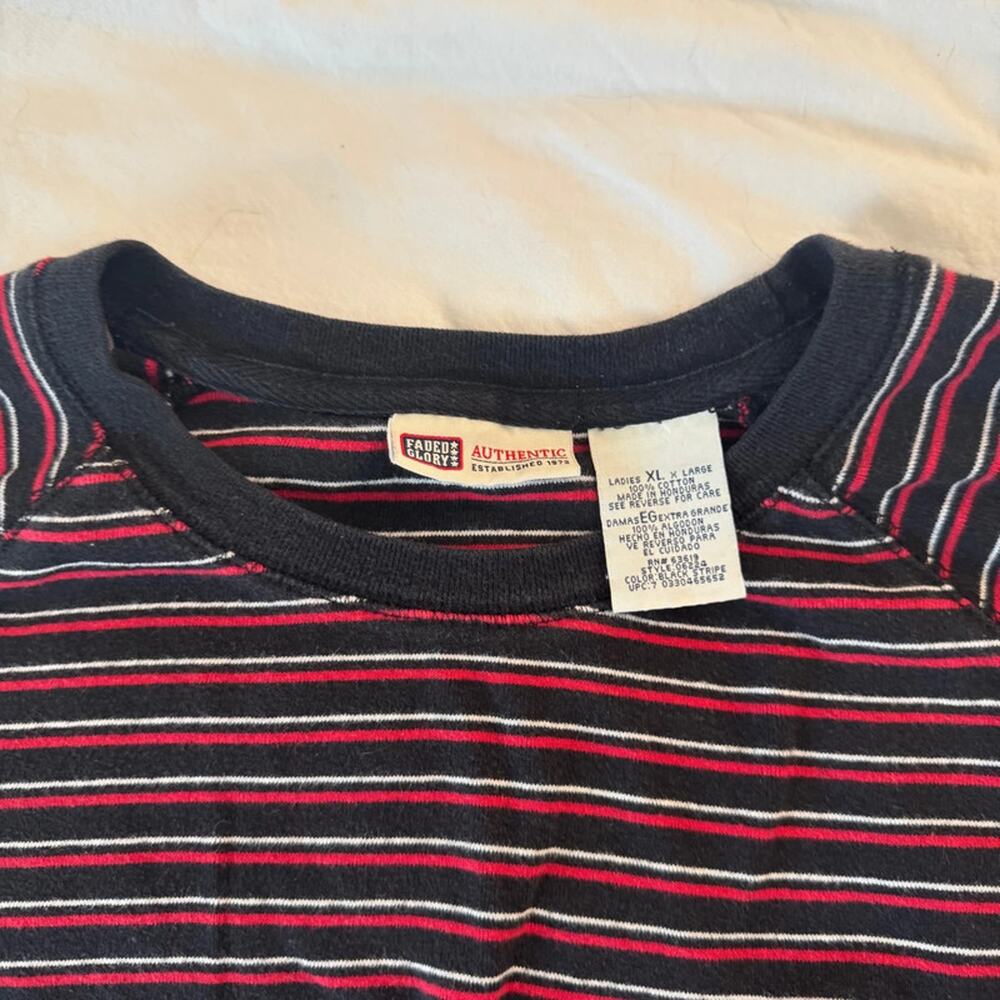 2000s‎ Striped Quarter sleeve - Picture 4 of 4